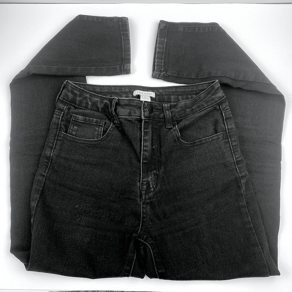 Forever 21 Black Jeans Size US 25 Women's Stretch